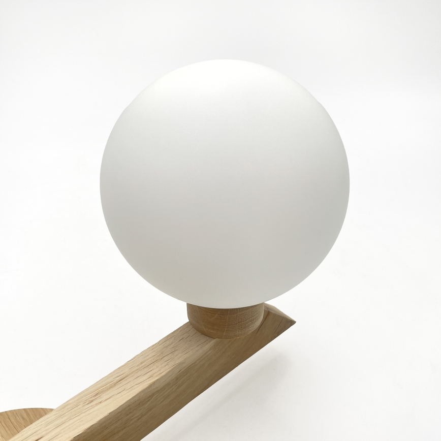 Přisazený lustr ANTONIO 2xG9/5W/230V dub/bílá