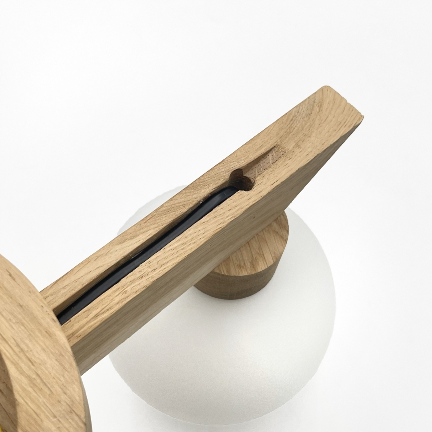 Přisazený lustr ANTONIO 2xG9/5W/230V dub/bílá