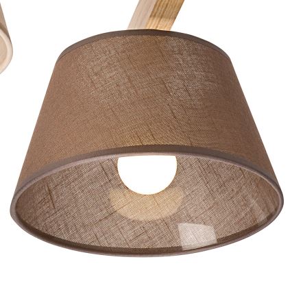 Přisazený lustr ANTONIO 3xE14/40W/230V dub