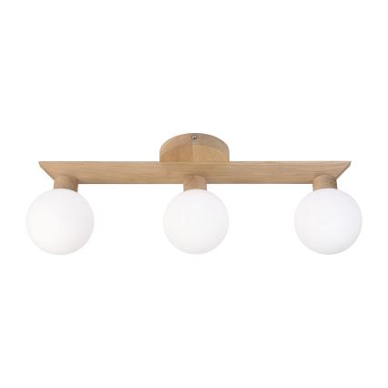 Přisazený lustr ANTONIO 3xG9/5W/230V dub/bílá