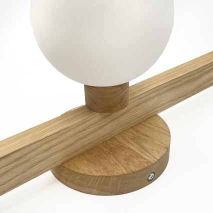 Přisazený lustr ANTONIO 3xG9/5W/230V dub/bílá