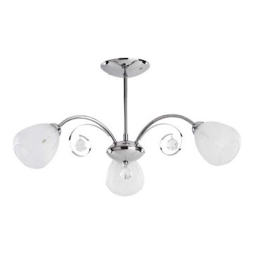 Přisazený lustr APOLLO 3xE14/10W/230V lesklý chrom