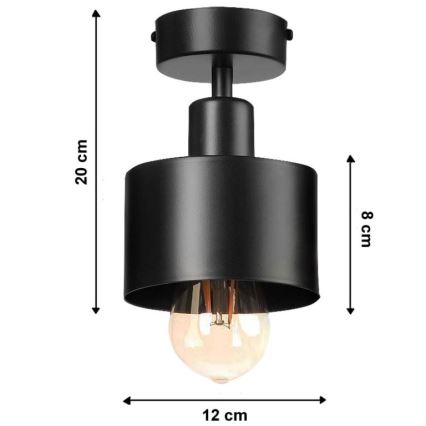 Přisazený lustr BODO 1xE27/60W/230V