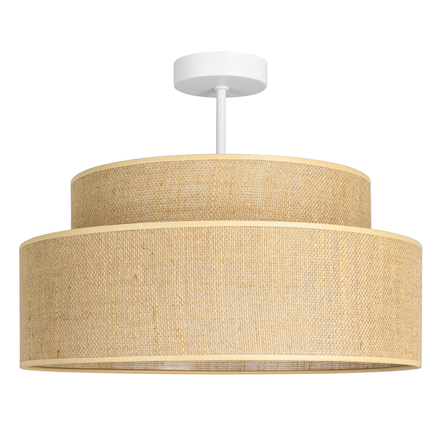 Přisazený lustr BOHO 1xE27/60W/230V béžová