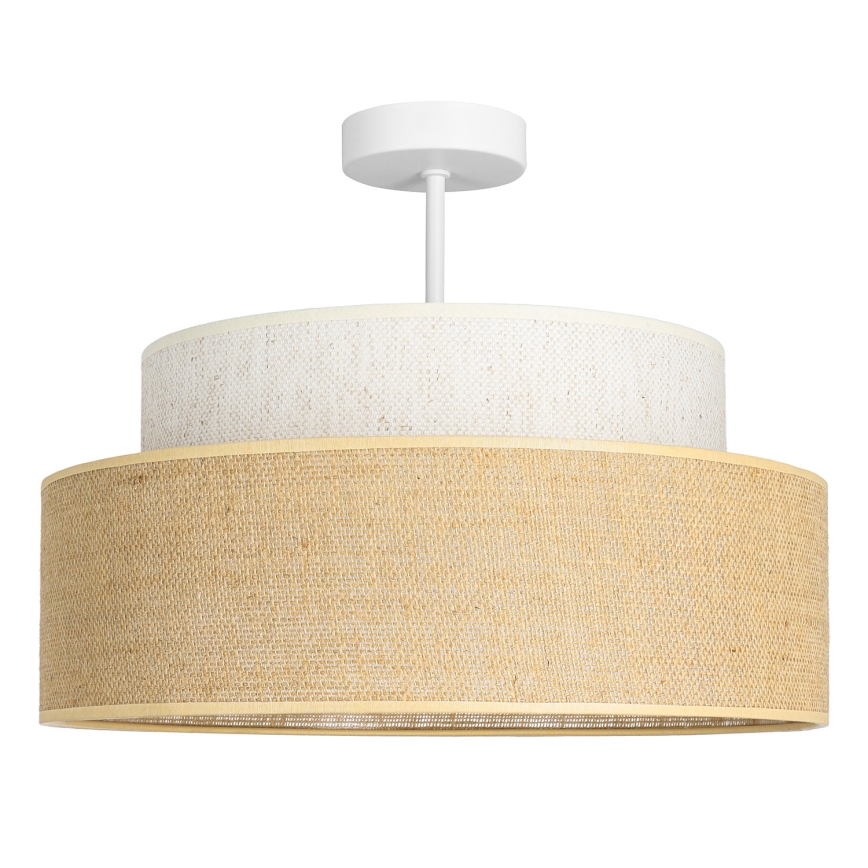 Přisazený lustr BOHO 1xE27/60W/230V krémová/béžová