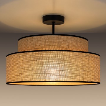Přisazený lustr BOHO 1xE27/60W/230V pr. 40 cm béžová