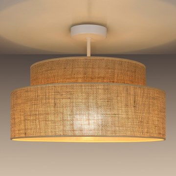 Přisazený lustr BOHO 1xE27/60W/230V pr. 40 cm béžová