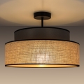 Přisazený lustr BOHO 1xE27/60W/230V pr. 40 cm hnědá/béžová