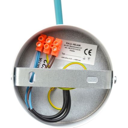 Přisazený lustr CAMBRIDGE 2xE27/15W/230V modrá