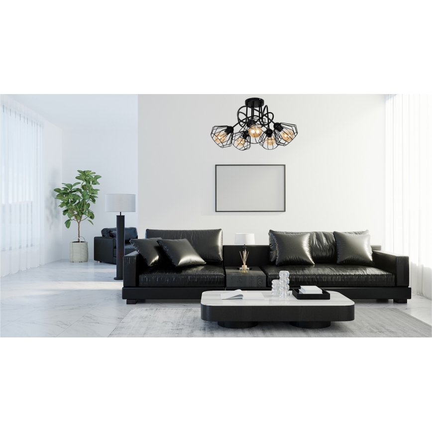 Přisazený lustr CEED 5xE27/60W/230V