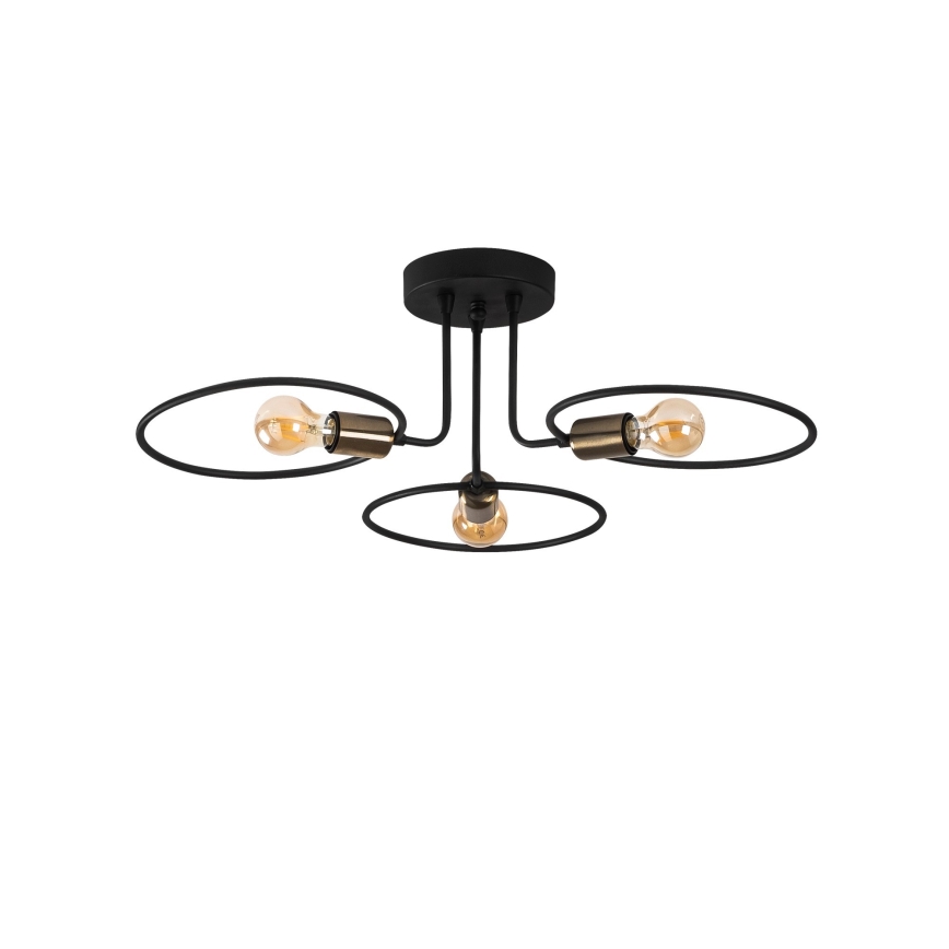 Přisazený lustr CIRCLE 3xE27/40W/230V