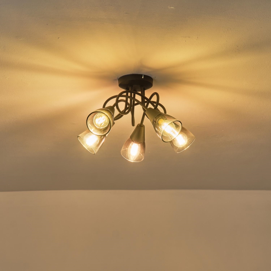 Přisazený lustr CLASSY 5xE14/7W/230V