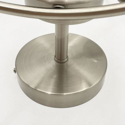 Přisazený lustr DONNA 3xE27/60W/230V nikl