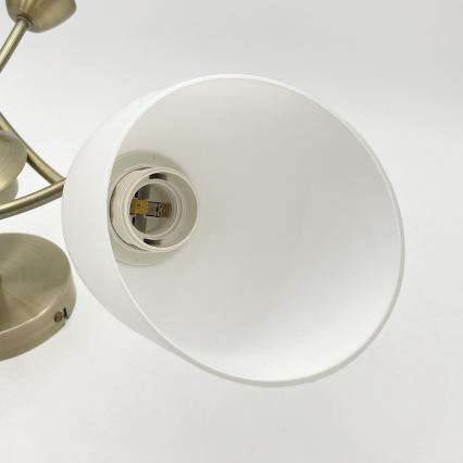 Přisazený lustr DONNA 3xE27/60W/230V patina