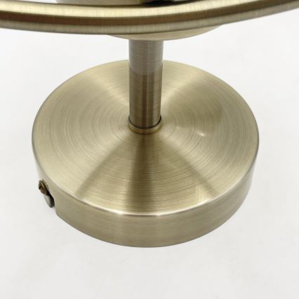 Přisazený lustr DONNA 3xE27/60W/230V patina