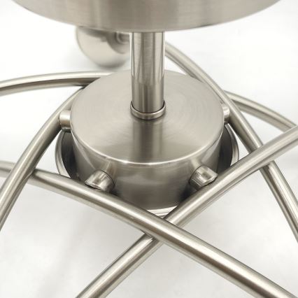 Přisazený lustr DONNA 5xE27/60W/230V nikl