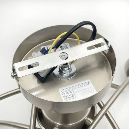 Přisazený lustr DONNA 5xE27/60W/230V nikl