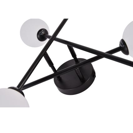 Přisazený lustr DORADO 6xG9/28W/230V černá