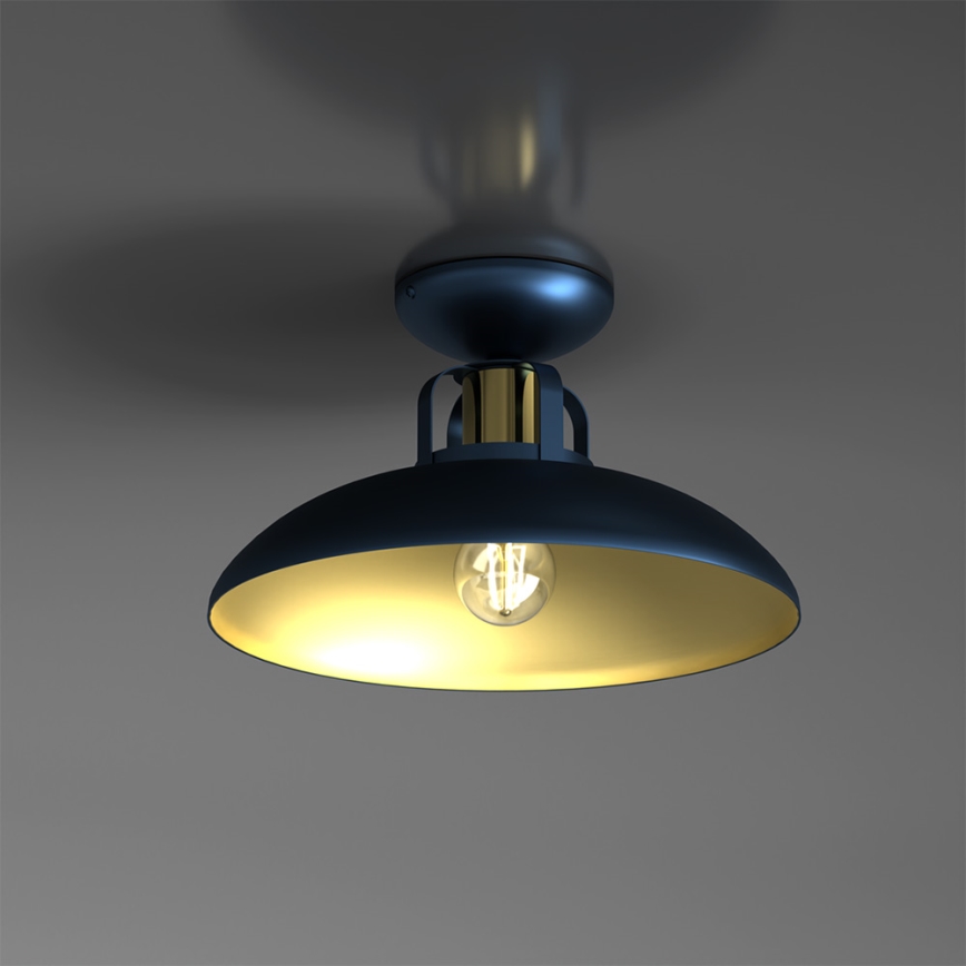 Přisazený lustr FELIX 1xE27/60W/230V modrá