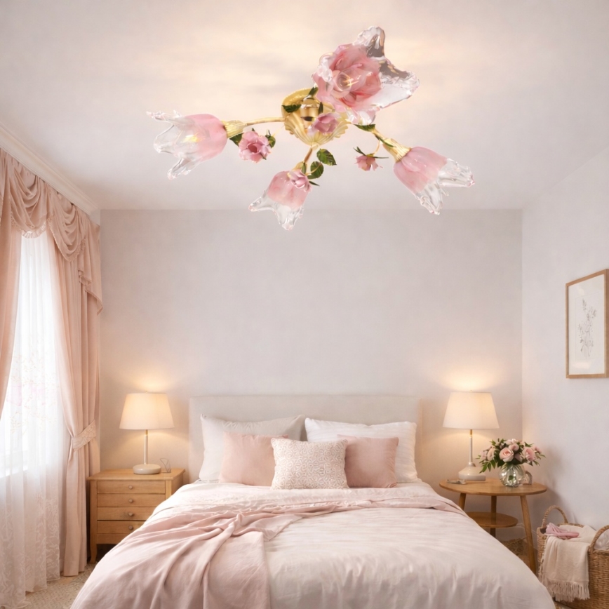 Přisazený lustr FIORINTINO 4xE14/40W/230V