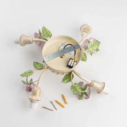 Přisazený lustr FIORINTINO 4xE14/40W/230V