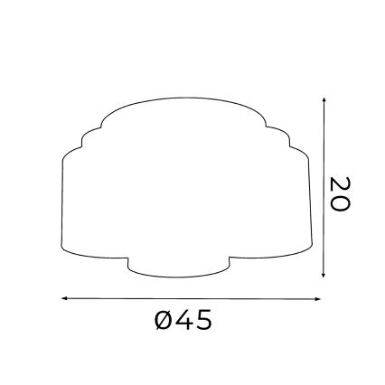 Přisazený lustr FRODI 3xE27/60W/230V černá