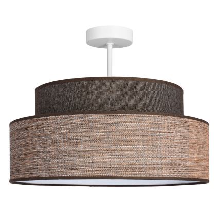 Přisazený lustr GRACE 1xE27/60W/230V hnědá/béžová