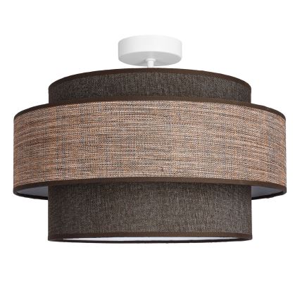 Přisazený lustr GRACE 1xE27/60W/230V hnědá/béžová