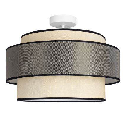 Přisazený lustr GRACE 1xE27/60W/230V krémová/šedá