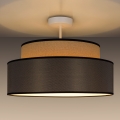 Přisazený lustr GRACE 1xE27/60W/230V pr. 40 cm béžová/hnědá