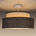 Přisazený lustr GRACE 1xE27/60W/230V pr. 40 cm krémová/hnědá