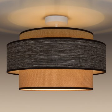 Přisazený lustr GRACE 1xE27/60W/230V pr. 40 cm krémová/hnědá