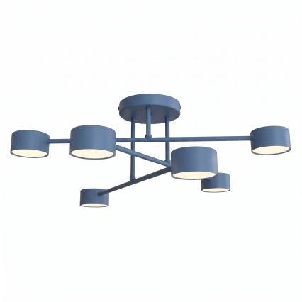 Přisazený lustr HALO 6xGX53/10W/230V modrá