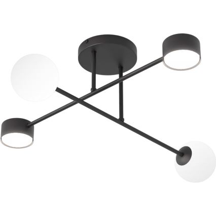 Přisazený lustr HOLON 2xG9/8W/230V + 2xGX53/12W černá