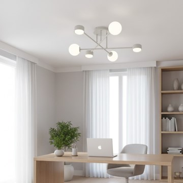 Přisazený lustr HOLON 3xG9/8W/230V + 3xGX53/12W bílá