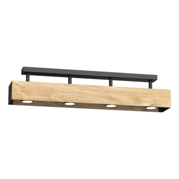 Přisazený lustr MAISON 4xGU10/8W/230V dub