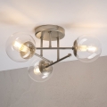 Přisazený lustr MALENA 3xE14/5W/230V matný chrom/čirá