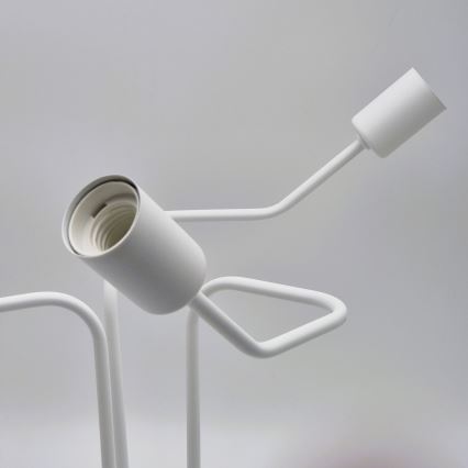 Přisazený lustr MATYLDA 3xE27/60W/230V bílá