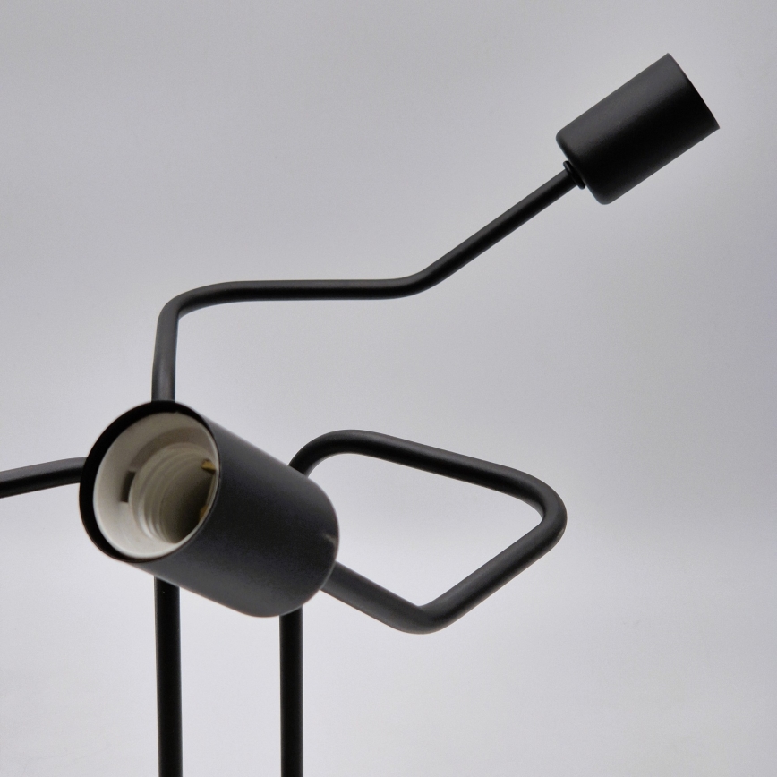 Přisazený lustr MATYLDA 3xE27/60W/230V černá