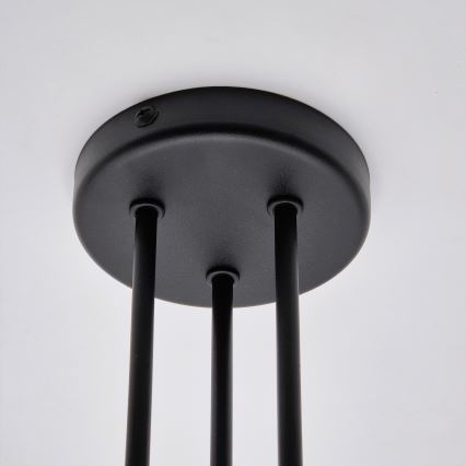 Přisazený lustr MATYLDA 3xE27/60W/230V černá