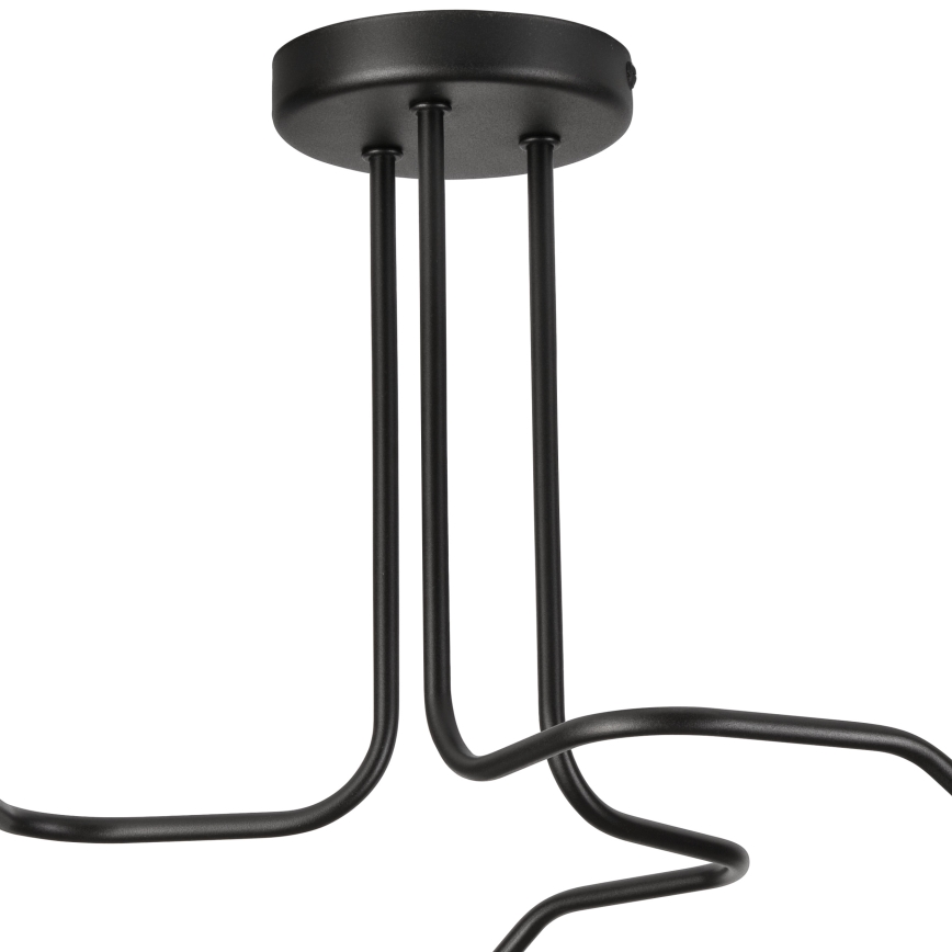 Přisazený lustr MATYLDA 3xE27/60W/230V černá