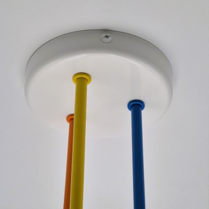 Přisazený lustr MATYLDA 3xE27/60W/230V pestrobarevná