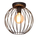 Přisazený lustr MERCURE 1xE27/15W/230V pr. 30 cm černá