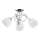 Přisazený lustr MODENA 3xE27/60W/230V lesklý chrom/bílá