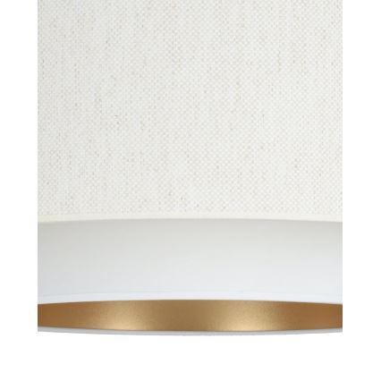 Přisazený lustr NATIA 1xE27/60W/230V pr. 45 cm bílá