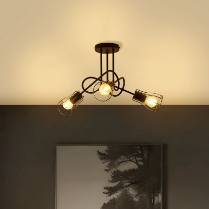 Přisazený lustr OXFORD 3xE27/15W/230V