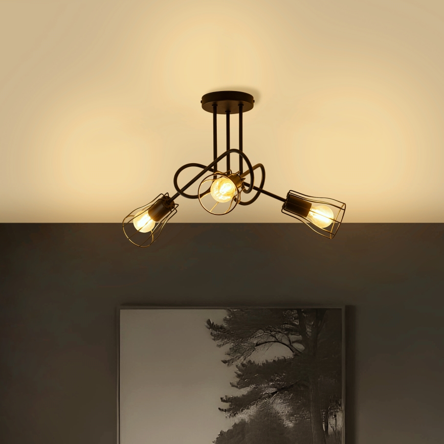 Přisazený lustr OXFORD 3xE27/15W/230V