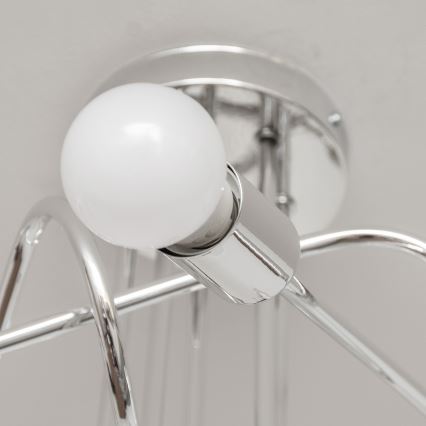 Přisazený lustr OXFORD 5xE27/15W/230V lesklý chrom