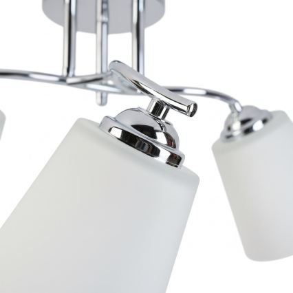 Přisazený lustr PAFOS 3xE27/15W/230V lesklý chrom