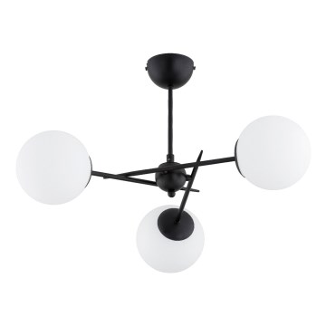 Přisazený lustr PRIMERY 3xE14/10W/230V černá